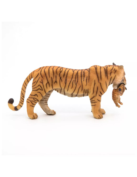 Figurine Tigresse et Bébé Papo - Féline Asie