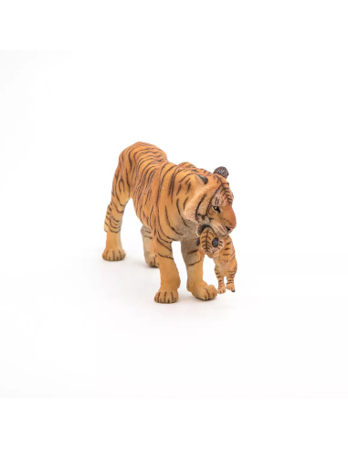 Figurine Tigresse et Bébé Papo - Féline Asie