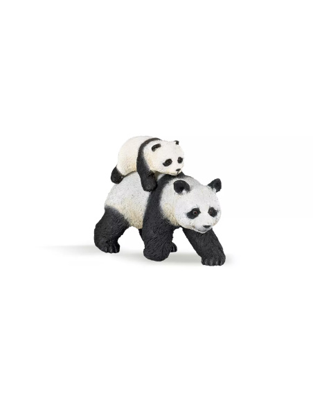 Figurine Panda et Bébé Papo - Ursidé Chine