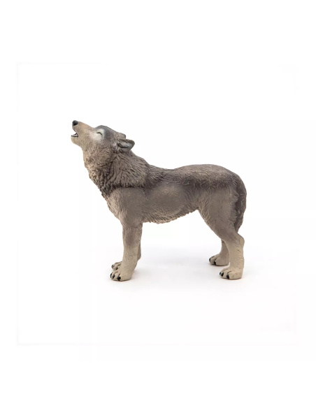 Figurine Loup Hurlant Papo - Canidé Communication