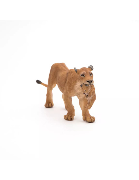 Figurine Lionne avec Lionceau Papo - Féline Afrique