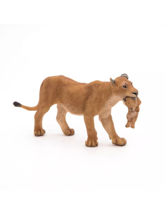 Figurine Lionne avec Lionceau Papo - Féline Afrique