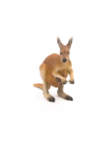 Figurine Kangourou et Bébé Papo - Marsupial Australien