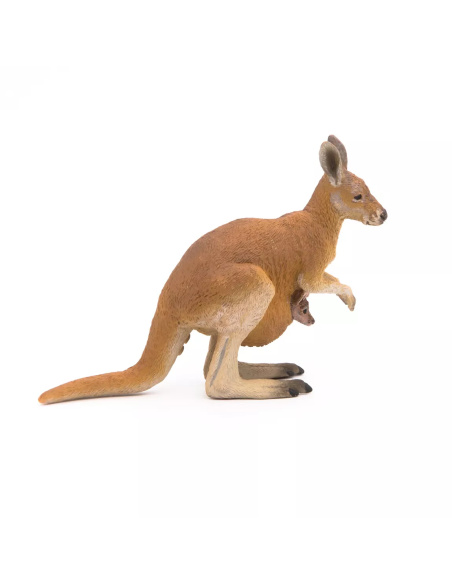 Figurine Kangourou et Bébé Papo - Marsupial Australien
