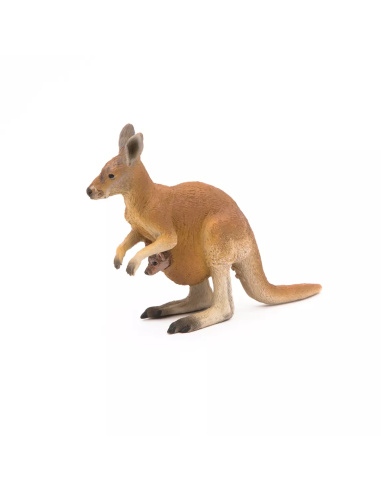 Figurine Kangourou et Bébé Papo - Marsupial Australien