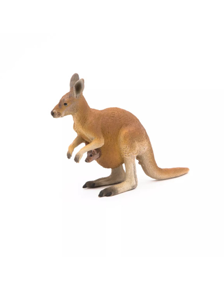 Figurine Kangourou et Bébé Papo - Marsupial Australien