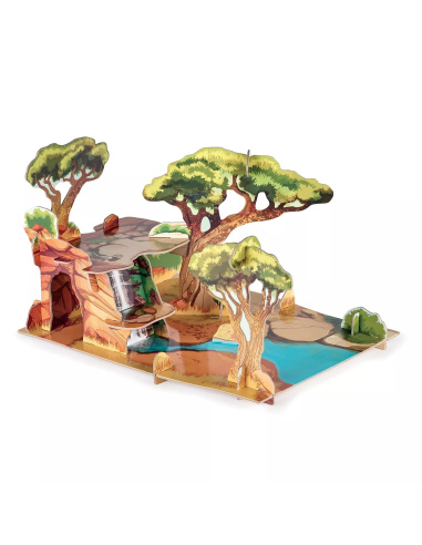 Playset Savane Papo Isiplay - Décor Aire de Jeu