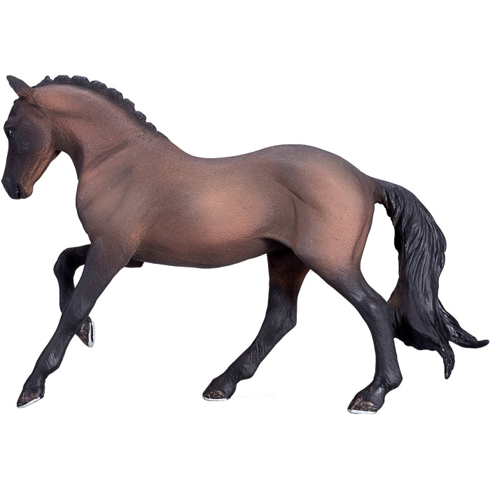 Figurine cheval Hanovrien brun - Mojo 387390 | Matériel pédagogique | Enrichissement Montessori