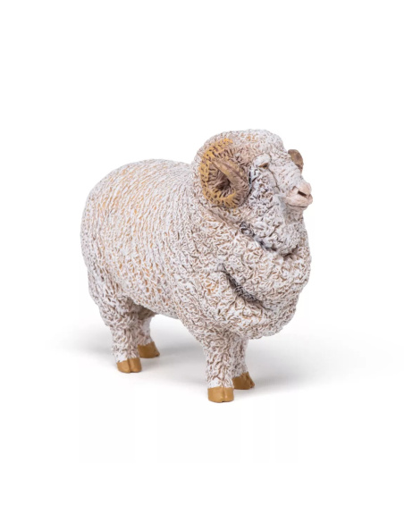 Figurine Mouton Mérinos Papo - Ovidé Textile