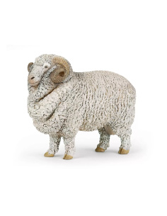 Figurine Mouton Mérinos Papo - Ovidé Textile