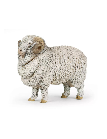 Figurine Mouton Mérinos Papo - Ovidé Textile