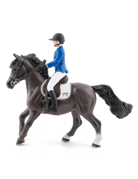 Figurine Eden et Quimbaya Papo 51577 | CSO Poney Junior | LesMinis