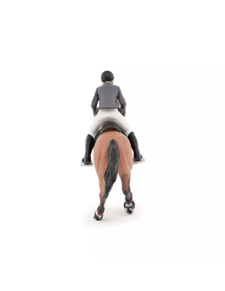 Cheval Saut Obstacle Cavalier Papo - Sport Équestre