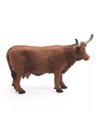 Figurine Vache Salers Papo - Bovidé Montagnard