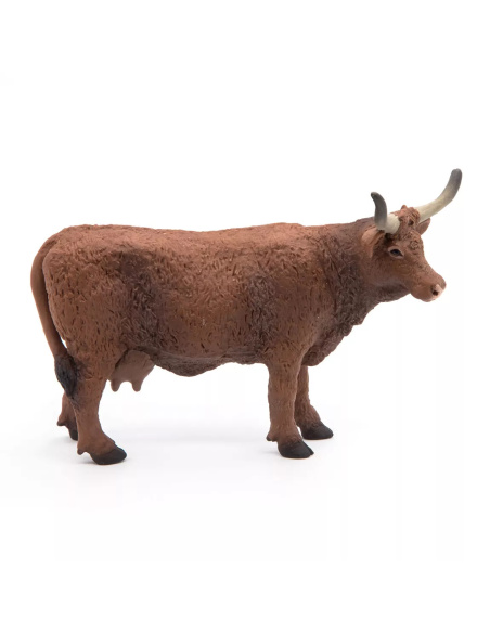 Figurine Vache Salers Papo - Bovidé Montagnard