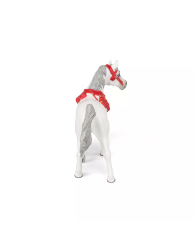 Cheval Arabe Blanc Parade Papo 51568 | LesMinis Équestre