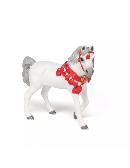 Cheval Arabe Blanc Parade Papo 51568 | LesMinis Équestre