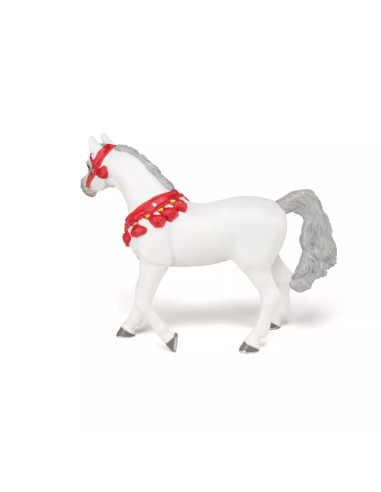 Cheval Arabe Blanc Parade Papo 51568 | LesMinis Équestre