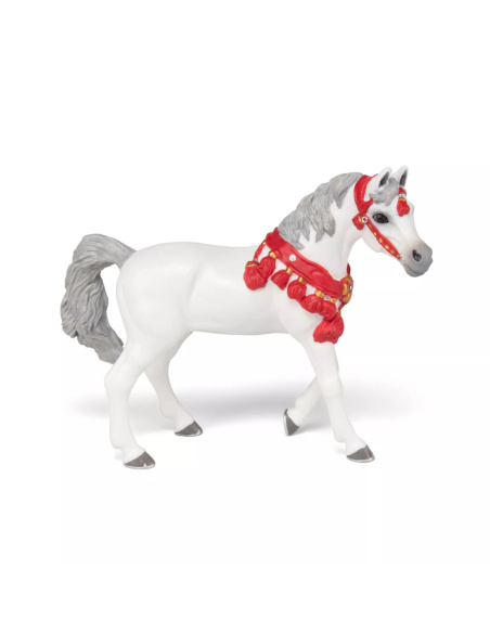 Cheval Arabe Blanc Parade Papo 51568 | LesMinis Équestre