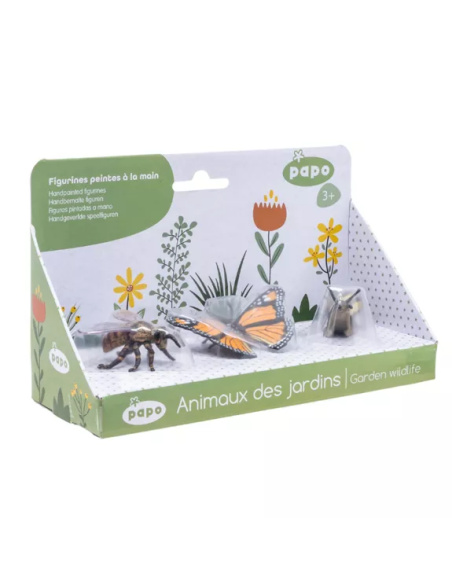 Coffret Insectes Papo #2 - Bourdon Papillon Escargot