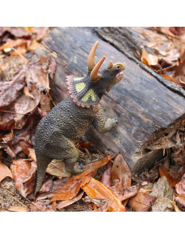 Triceratops Safari Ltd 20cm - Dinosaure Trois Cornes | LesMinis.fr