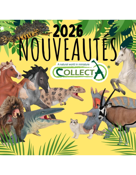 Figurine Jument Gypsy Vanner Alezane Cabrée | CollectA Deluxe 1:12