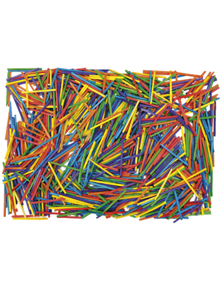 Bâtonnet à bricoler mini multicolore - Lot de 1000 - Matériel Pédagogique - Fourniture et activités manuelles