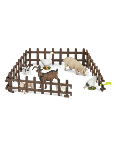 Set clôture – Figurine Papo 39215 Animaux de la ferme