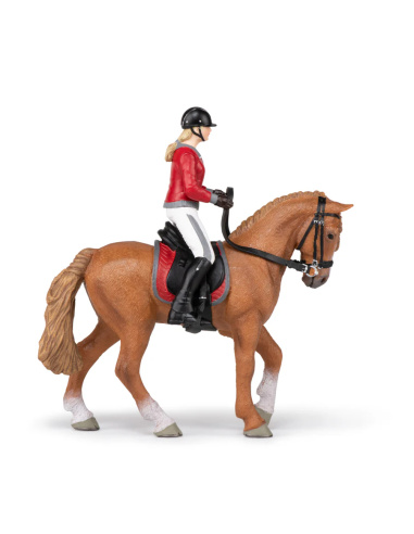 Cheval de promenade et cavalière – Figurine Papo 51564