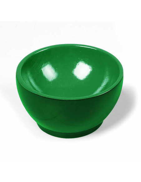 Coupelle en bois verte – Accessoire Montessori Nienhuis | Les Minis