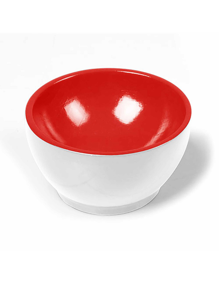 Coupelle en bois blanc / rouge – Nienhuis Montessori | Les Minis