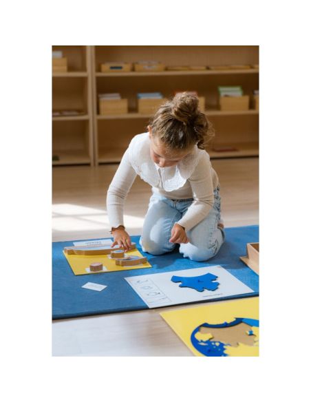 Carte puzzle: Océanes Montessori - Nienhuis  Montessori 0177C0 - Matériel pédagogique