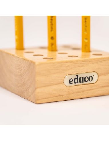 Bloc de conservation pour crayons et pinceaux 12 trous - Fournitures scolaires et bureau