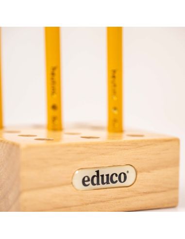 Bloc de conservation pour crayons et pinceaux 12 trous - Fournitures scolaires et bureau