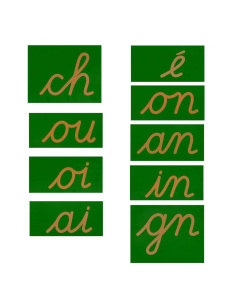 Lettres Rugueuses Montessori Phonogrammes Graphèmes Cursives Françaises 2