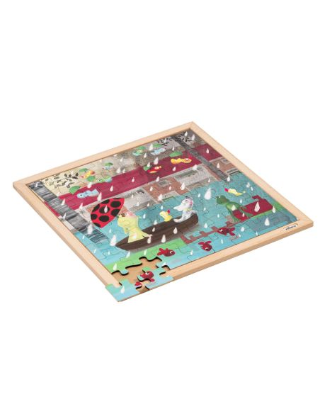 Pack 4 puzzles – Les intempéries en scène (climat & observation)