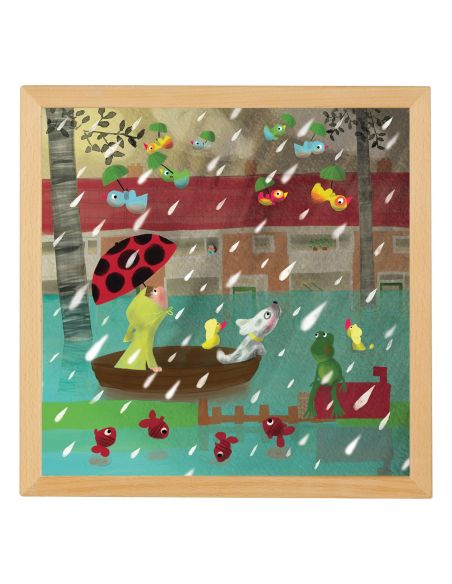 Pack 4 puzzles – Les intempéries en scène (climat & observation)