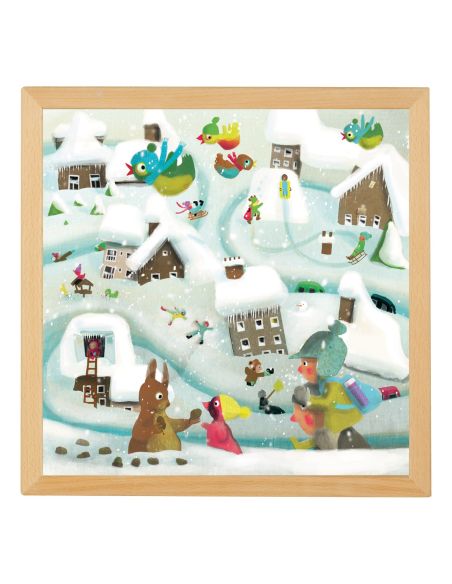 Pack 4 puzzles – Les intempéries en scène (climat & observation)