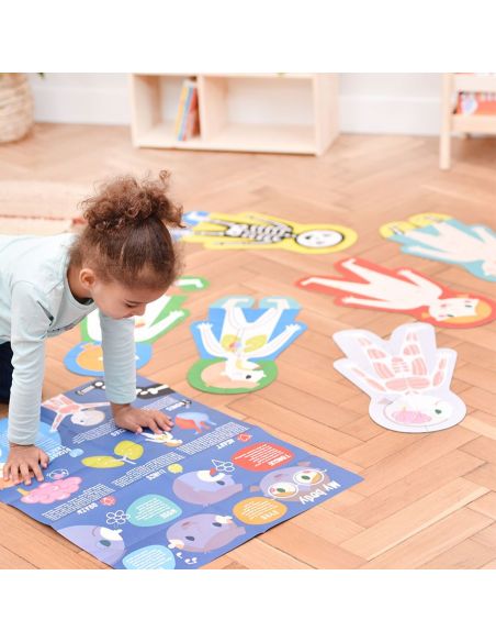 Puzzle géant éducatif “Mon corps” – Corps humain dès 3 ans