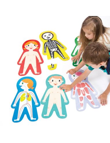 Puzzle géant éducatif “Mon corps” – Corps humain dès 3 ans