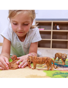 Figurine Bébé Tigre Papo - Jeune Félin Rayé 2
