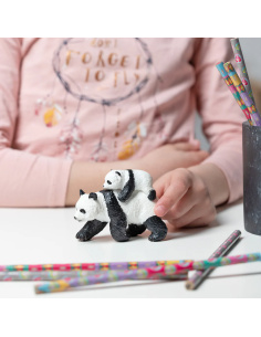 Figurine Panda et Bébé Papo - Ursidé Chine 2