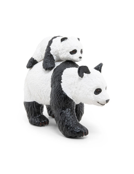 Figurine Panda et Bébé Papo - Ursidé Chine