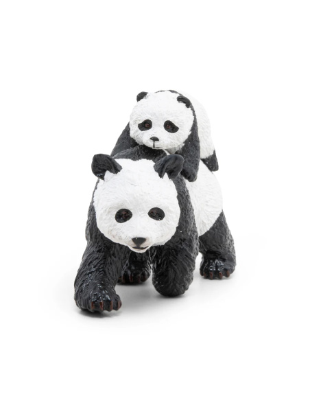 Figurine Panda et Bébé Papo - Ursidé Chine