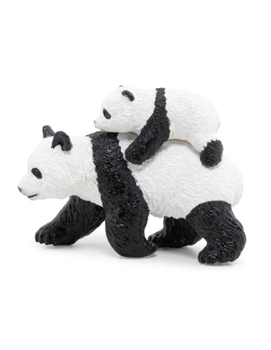 Figurine Panda et Bébé Papo - Ursidé Chine
