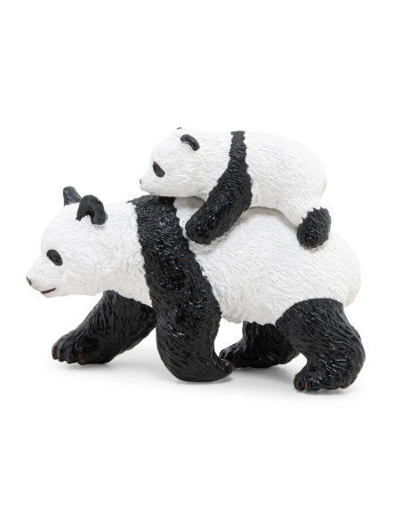 Figurine Panda et Bébé Papo - Ursidé Chine