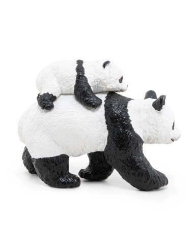 Figurine Panda et Bébé Papo - Ursidé Chine