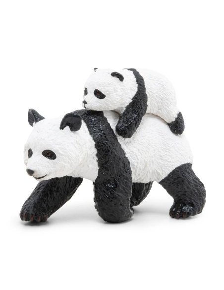 Figurine Panda et Bébé Papo - Ursidé Chine