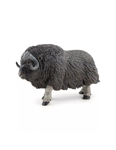 Figurine Bœuf Musqué Papo 50308 — Le survivant laineux de la toundra arctique | LesMinis