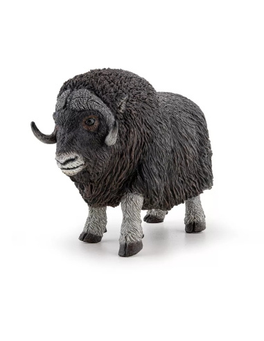 Figurine Bœuf Musqué Papo 50308 — Le survivant laineux de la toundra arctique | LesMinis